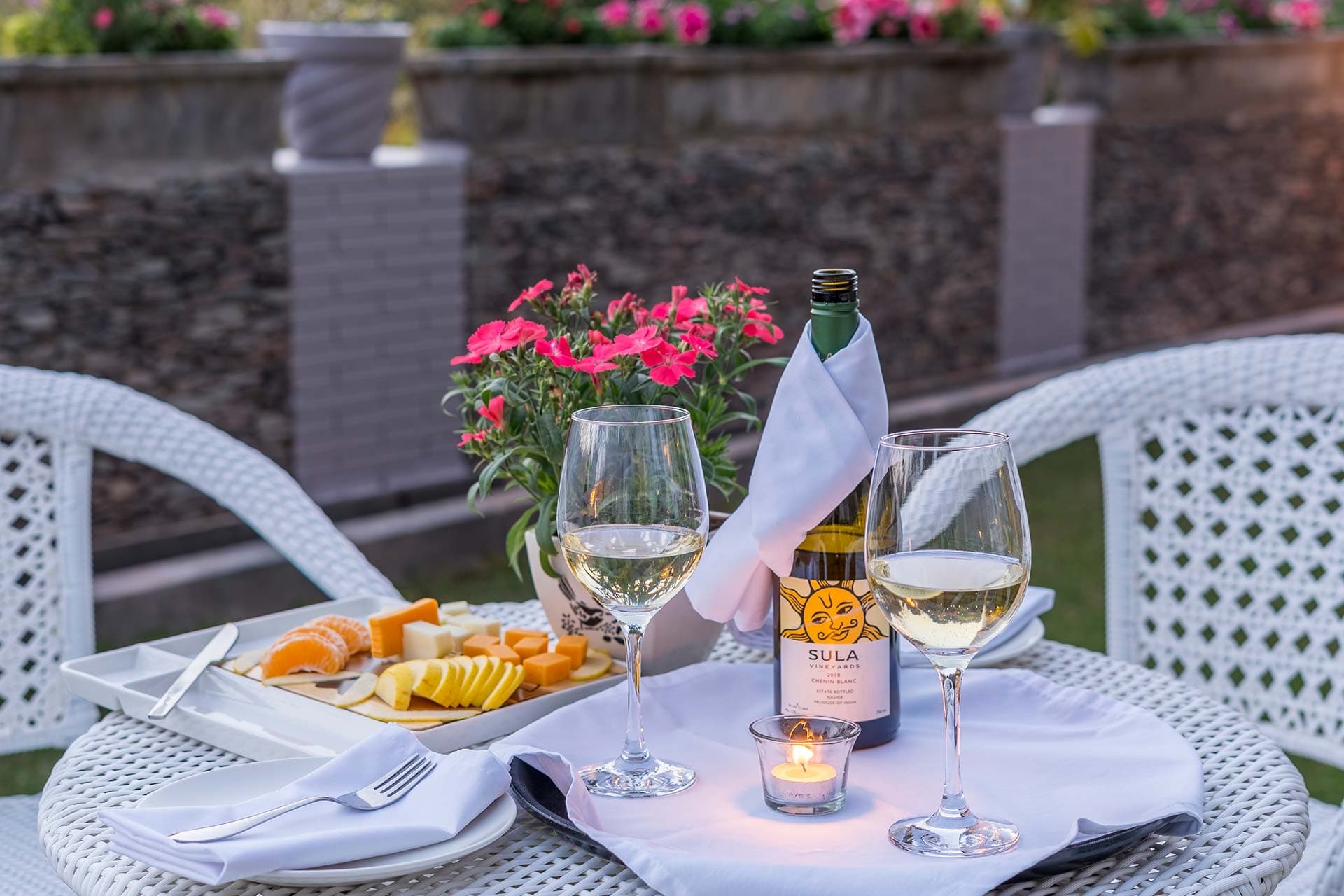 Wine on the terrace
