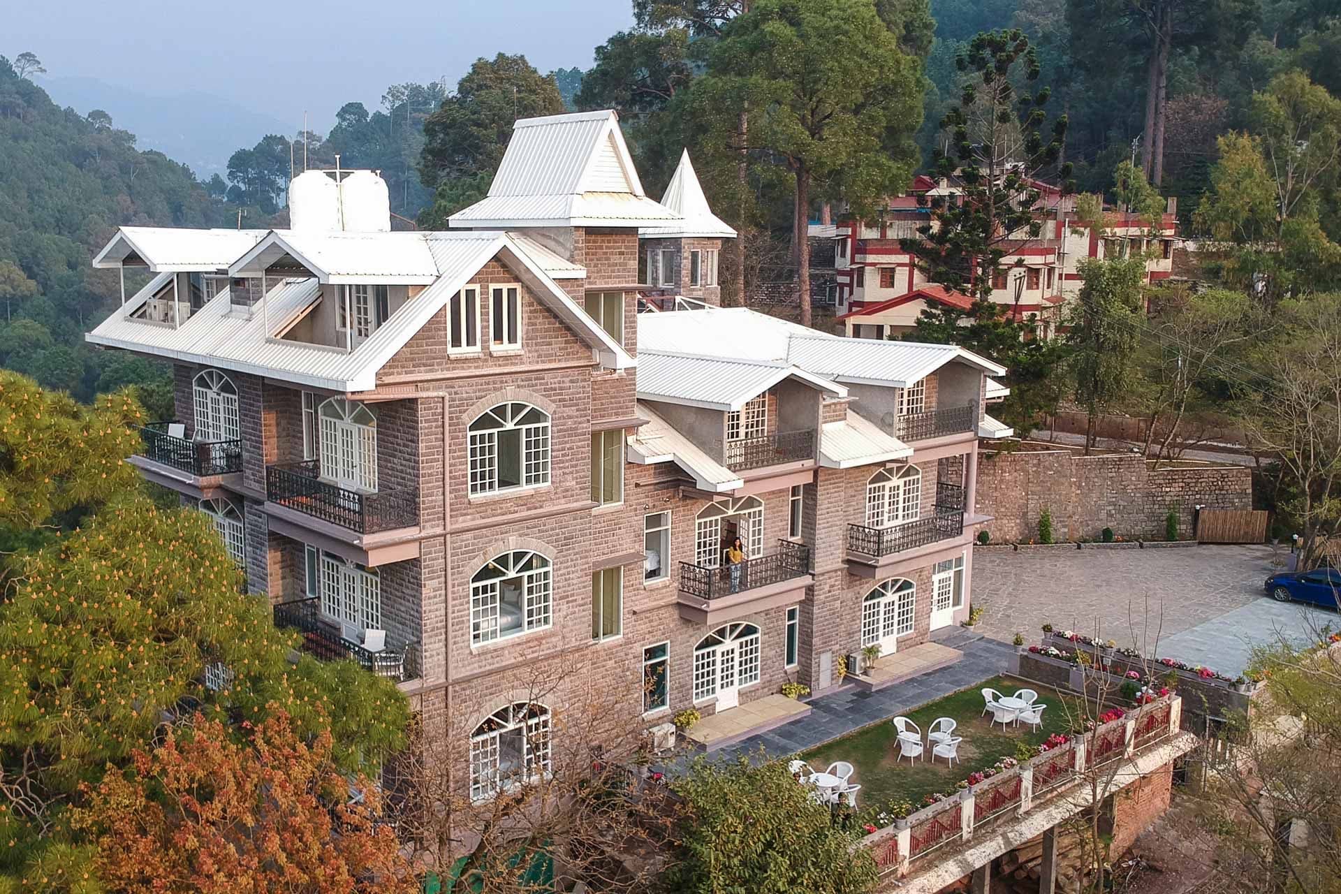 The house from the air
