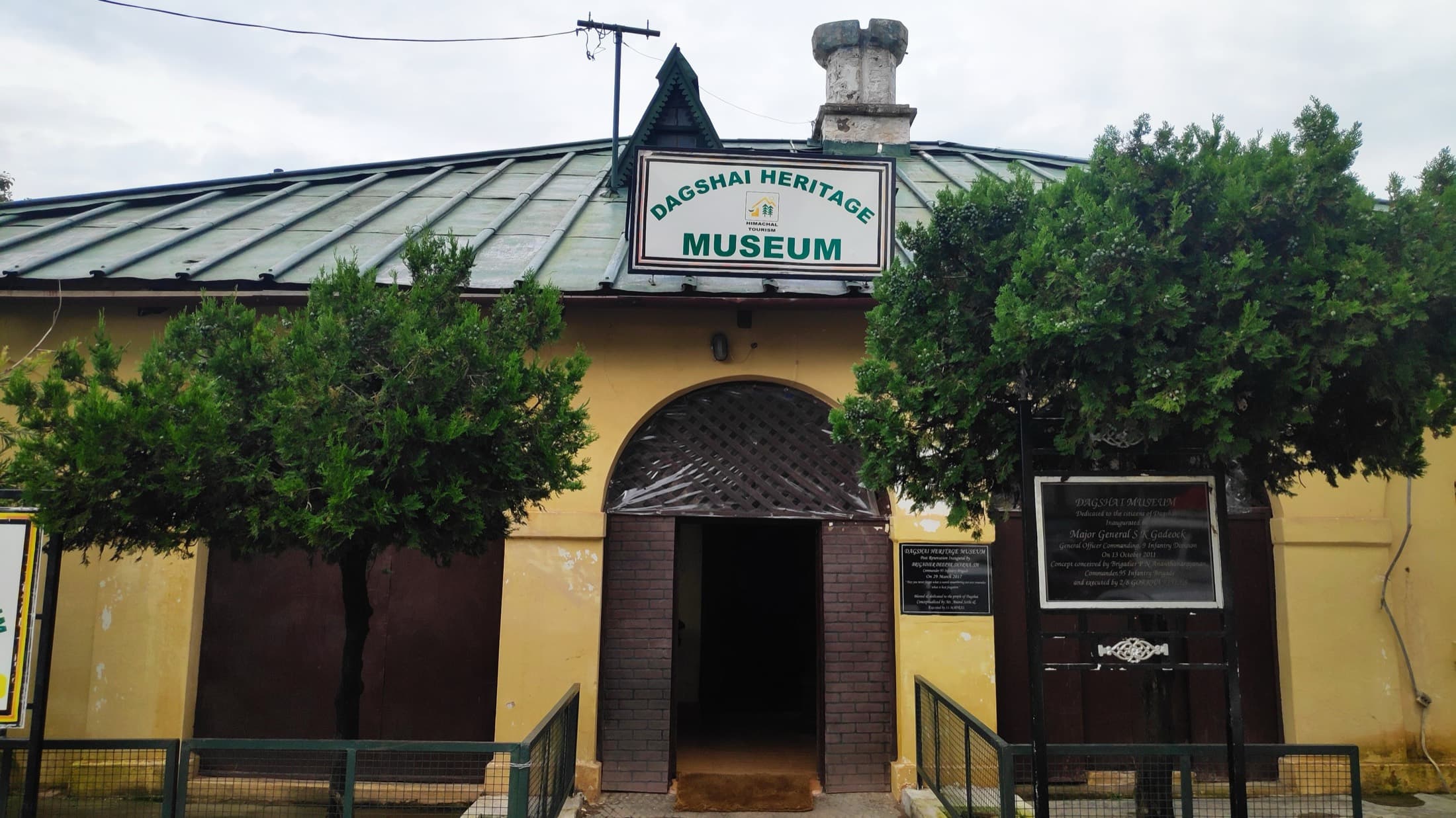 The stone gateway of Dagshai Central Jail & Museum